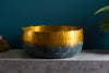 Flower Pot Orient 31cm Metal Gold