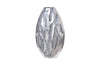Vase Organic Orient 44cm Metal Silver
