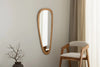 Wall Mirror Organic 122cm Oak Look