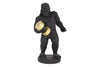 Decoration Figure King Ape 29cm Polyresin Black