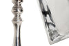 Square Side Table Jardin 55cm Metal Silver