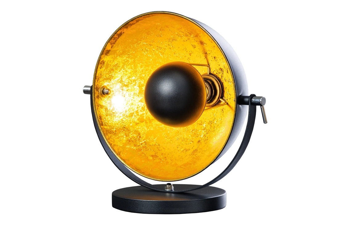 Table Lamp Studio 38cm Metal Black Gold