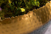Flower Pot Orient 52cm Metal Gold