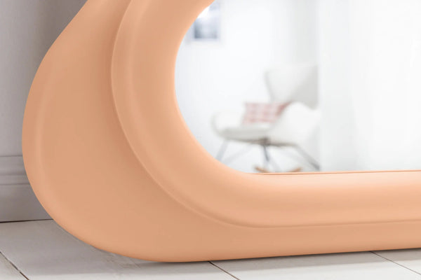 Wall Mirror Curvy 160cm Apricot