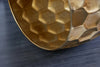 Round Coffee Table Oasis 55cm Hammered Metal Gold