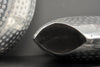 Set Of 2 Vases Oriental 30cm/40cm Metal Silver