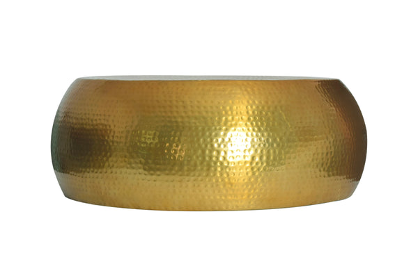 Round Coffee Table Orient 80cm Metal Gold