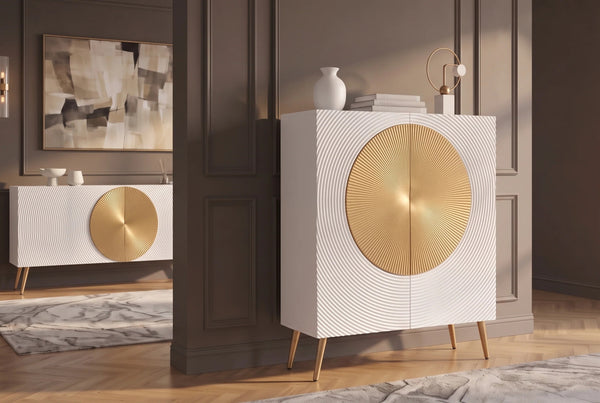 Cabinet Aurum 120cm Mango Wood White