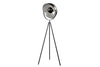 Studio Floor Lamp 146cm Metal Black Silver