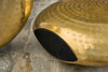 Set Of 2 Vases Oriental 30cm/40cm Metal Gold