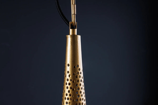 Hanging Lamp Orient Living 49cm Metal Gold