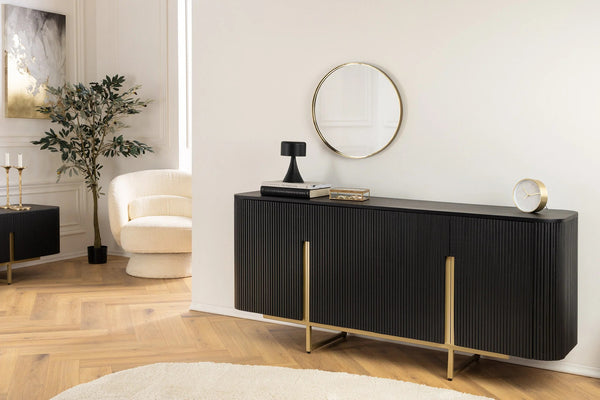 Sideboard Gatsby 160cm Mango Wood Black