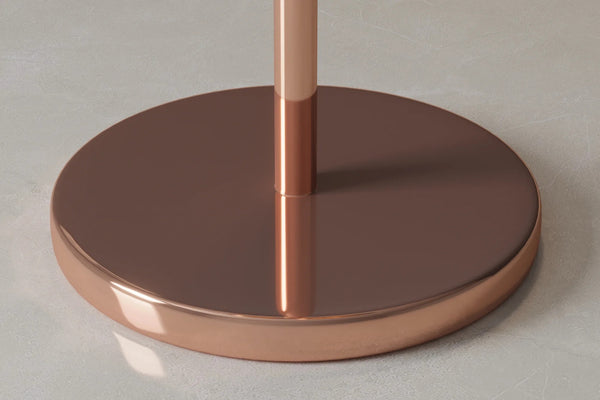 Floor Lamp Liquid Diamond 168cm Glass Copper
