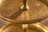 Three Tier Cake Stand Orient 47cm Hammered Metal Gold