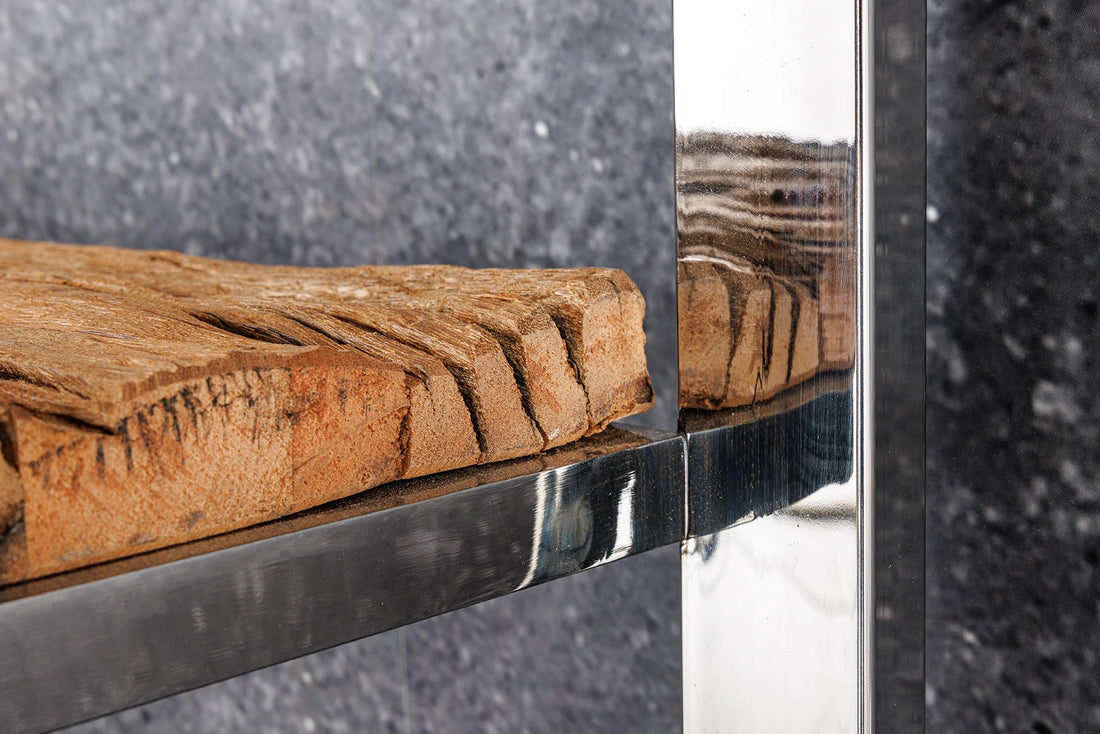 Shelf Rack Barracuda 183cm Recycled Wood Brown