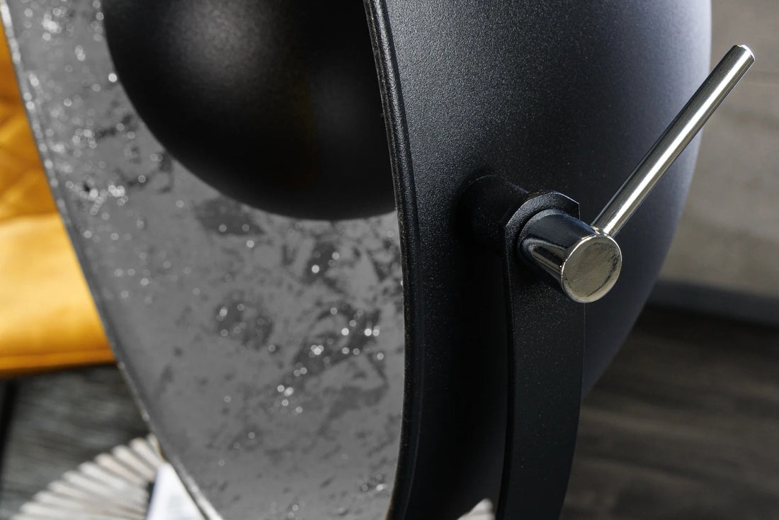 Studio Floor Lamp 146cm Metal Black Silver