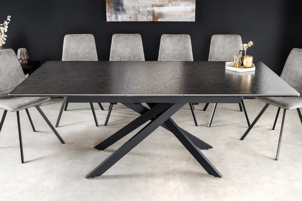Extendable Dining Table Alpine 160-200cm Ceramic Anthracite