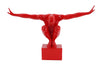 Decoration Figurine High Diver 50cm Polyresin Red