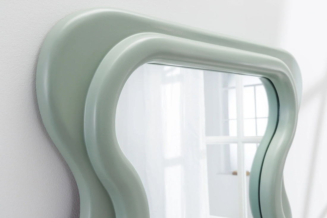Wall Mirror Curvy 160cm Green