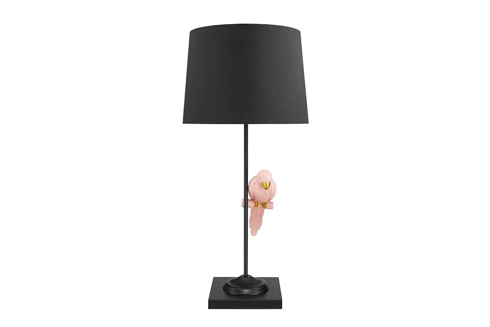 Table Lamp Wildlife 75cm Pink Parrot