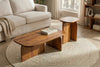 Set Of Two Coffee Tables Gatsby 100cm/45cm Mango Wood Brown