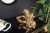 Decoration Bowl Hippo 31cm Metal Brass