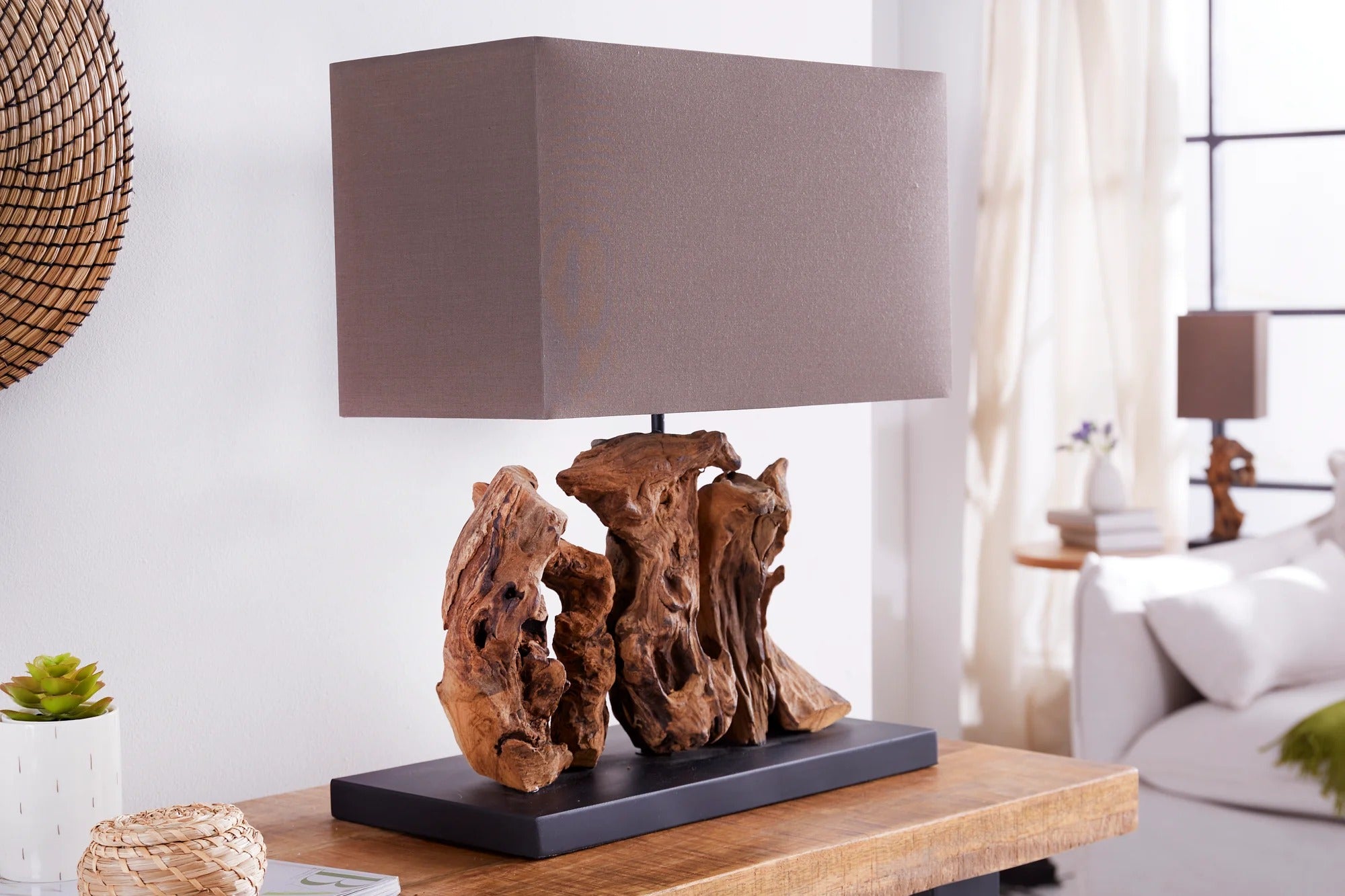 Table Lamp Aragon 40cm Driftwood Natural