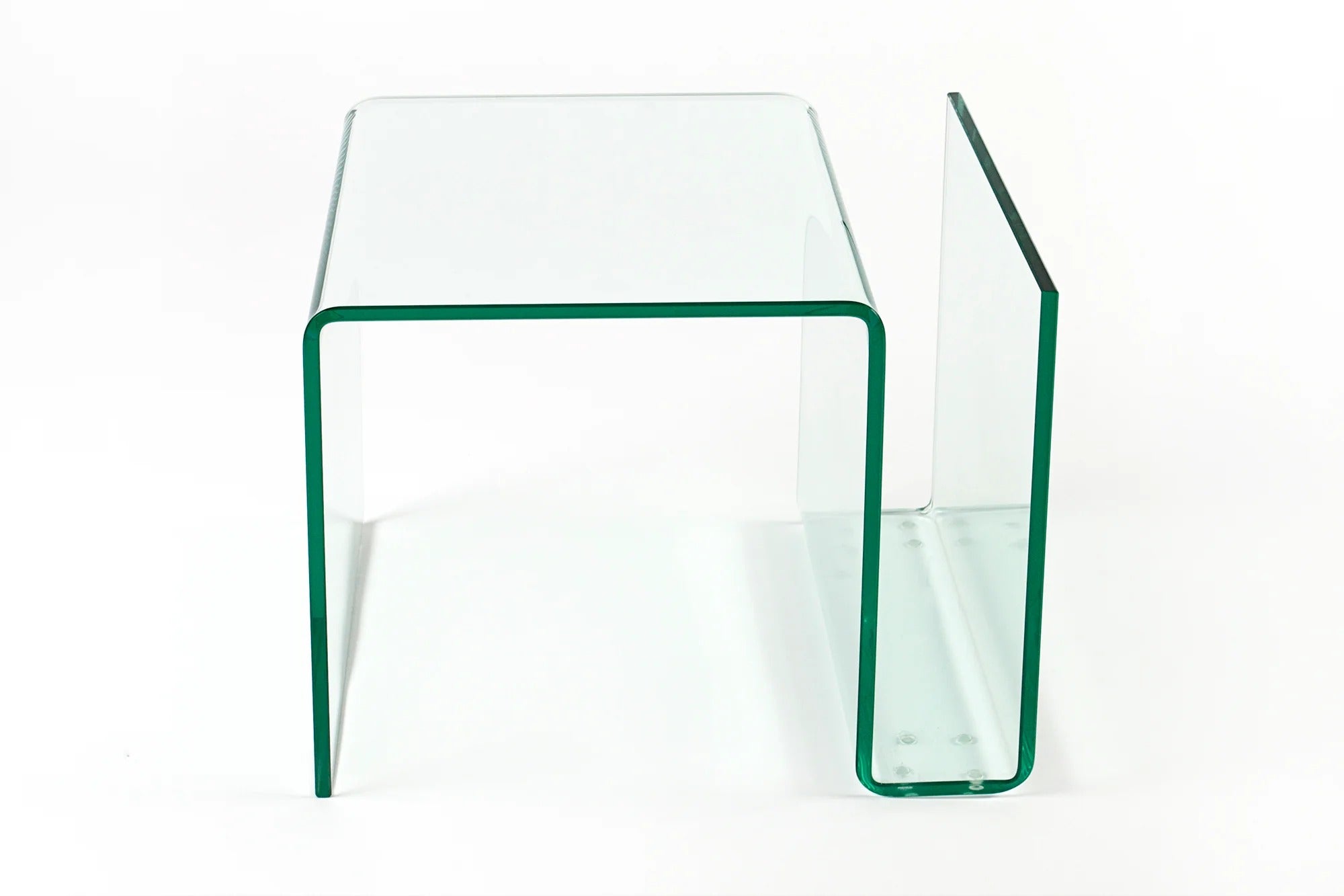 Coffee Table Quartz 50cm Glass
