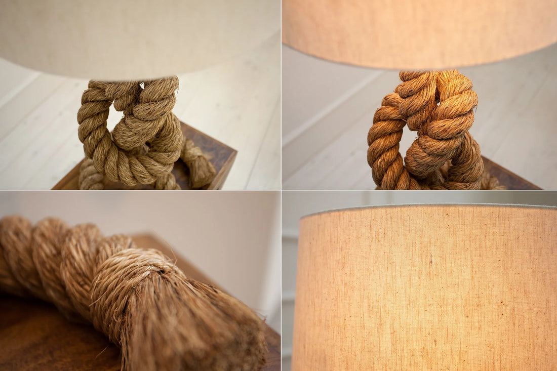 Table Lamp Seven Seas 77cm Rope