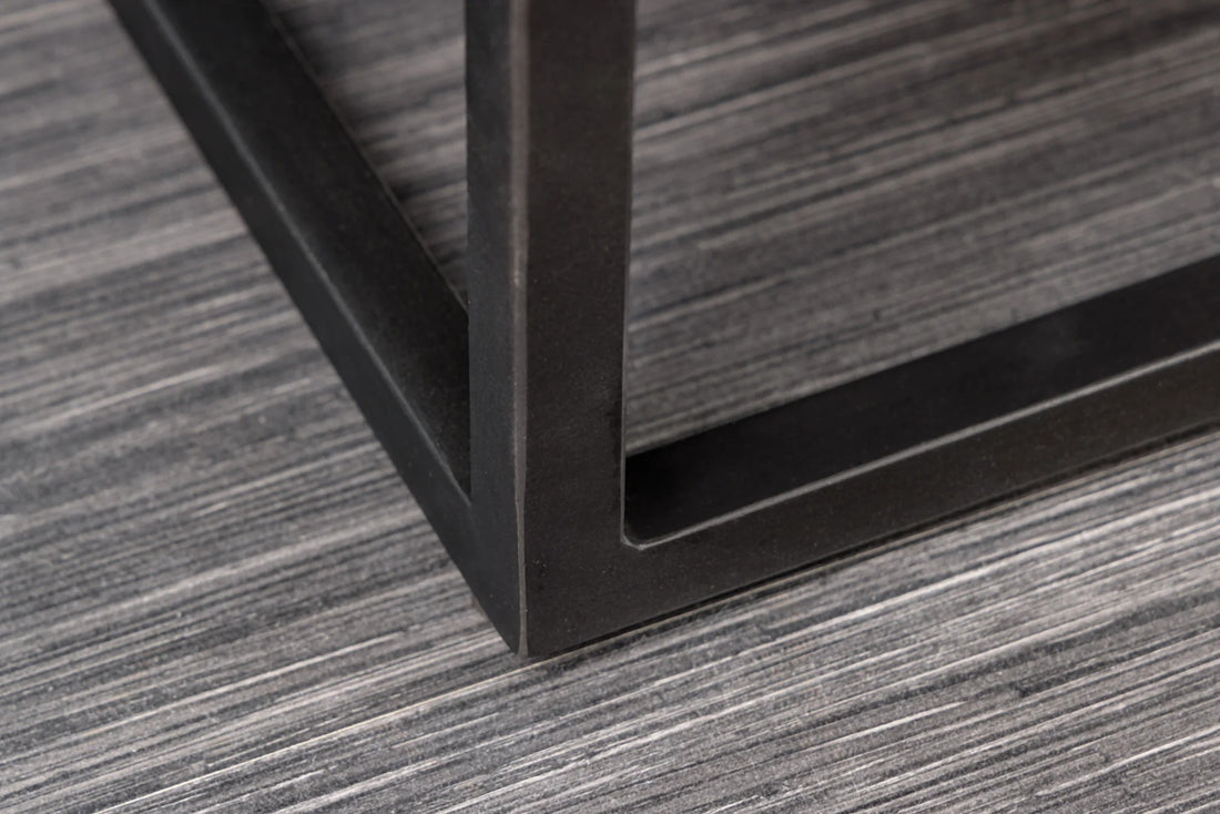 Cabinet Croco 120cm Mango Wood Grey & Black