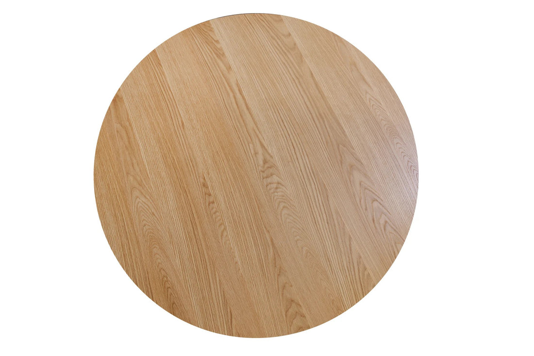 Round Dining Table Yoko 140cm Oak Wood Natural