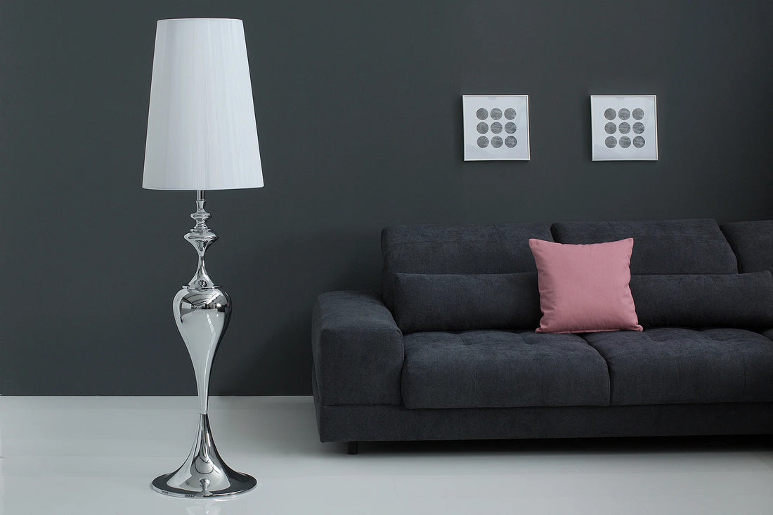 Floor Lamp Lucie 160cm Metal White