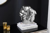 Vase Liquid 30cm Metal Silver