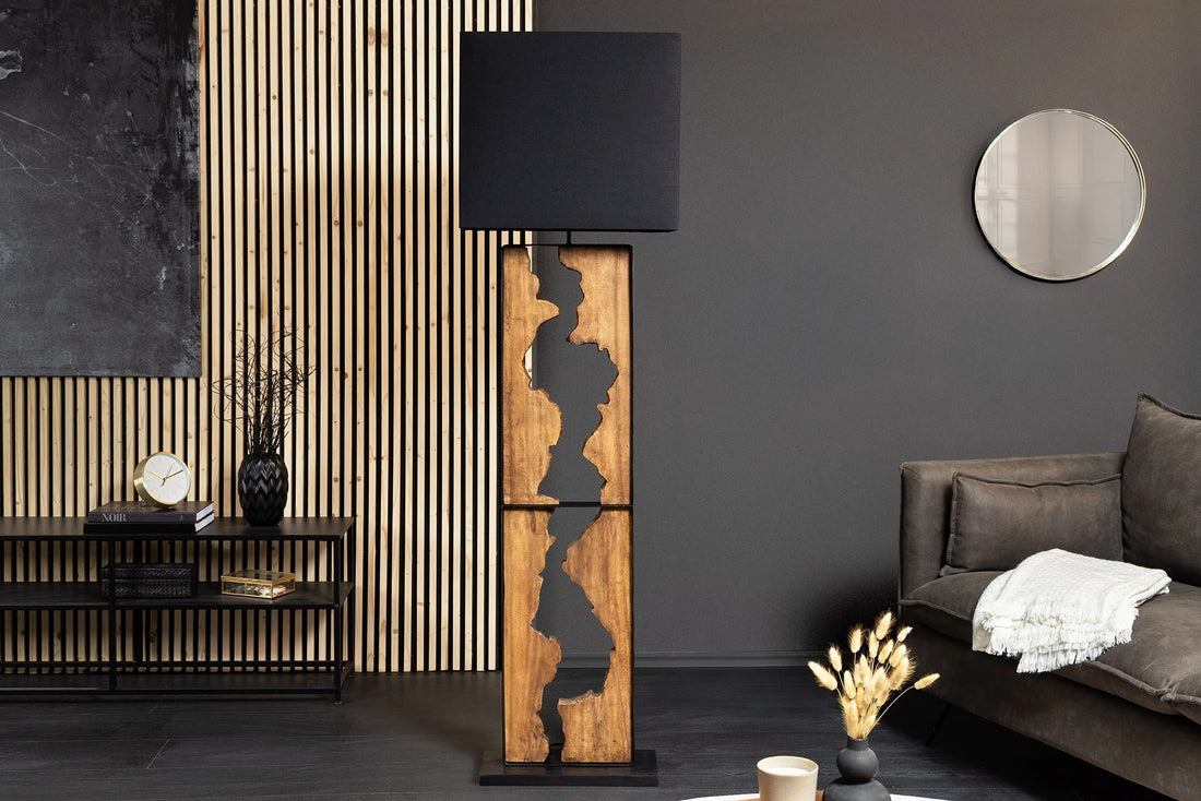 Floor Lamp Designed By Nature 166cm Reintree Wood Natural