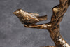 Side Table Birds 62cm Metal Brass