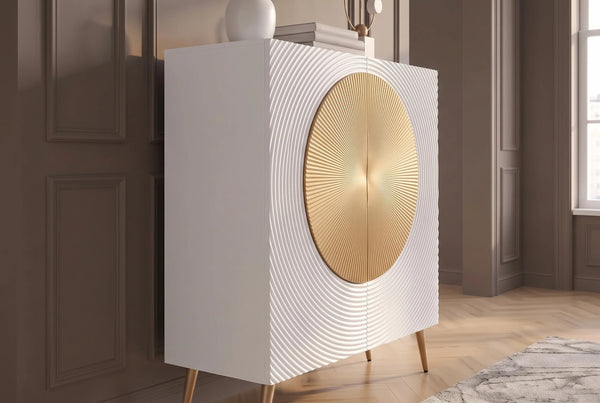 Cabinet Aurum 120cm Mango Wood White