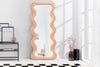 Wall Mirror Curvy 160cm Apricot