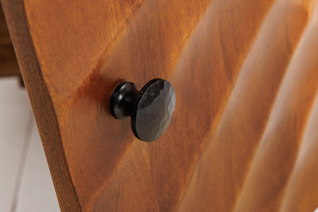 Bedside Table Fossil 50cm Mango Wood Brown
