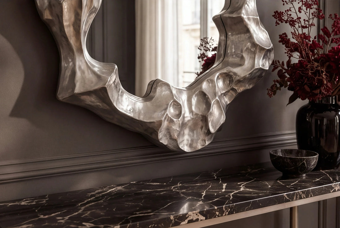 Wall Mirror Venetia 149cm Silver