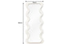 Wall Mirror Curvy 160cm White