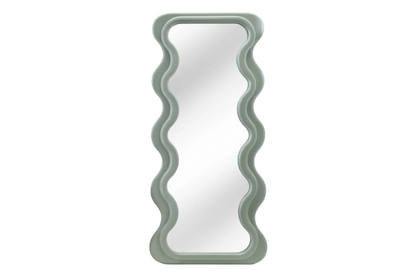 Wall Mirror Curvy 160cm Green