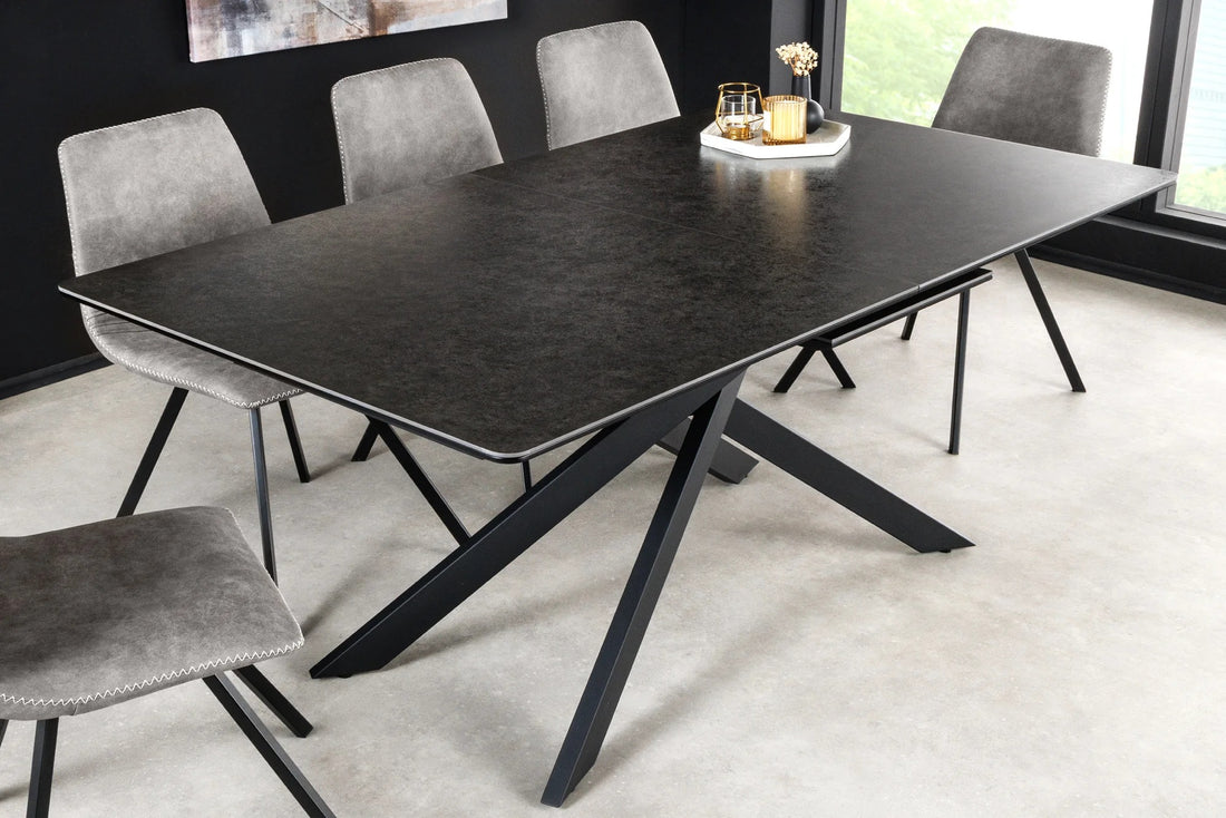 Extendable Dining Table Alpine 160-200cm Ceramic Anthracite