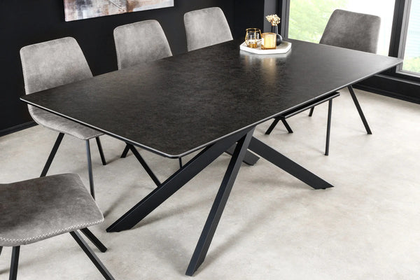 Extendable Dining Table Alpine 160-200cm Ceramic Anthracite