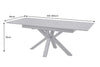Extendable Dining Table Eternity 160-200cm Ceramic Graphite