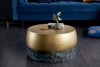 Round Coffee Table Orient 60cm Gold Blue