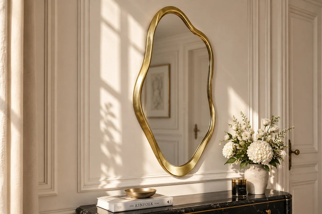 Wall Mirror Ember 100cm Gold