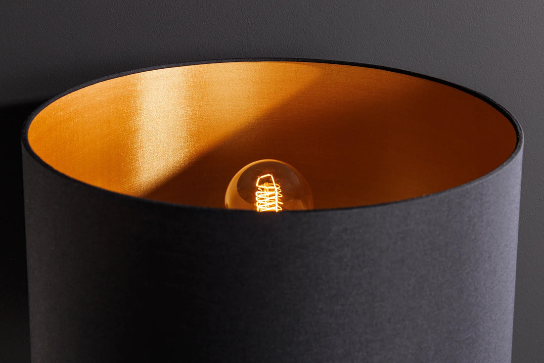 Table Lamp Zea 61cm Seagrass Natural Black Shade