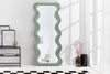 Wall Mirror Curvy 160cm Green
