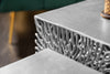 Set Of 2 Side Tables Ambrosia 40cm/45cm Metal Silver