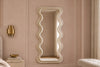 Wall Mirror Curvy 160cm Greige